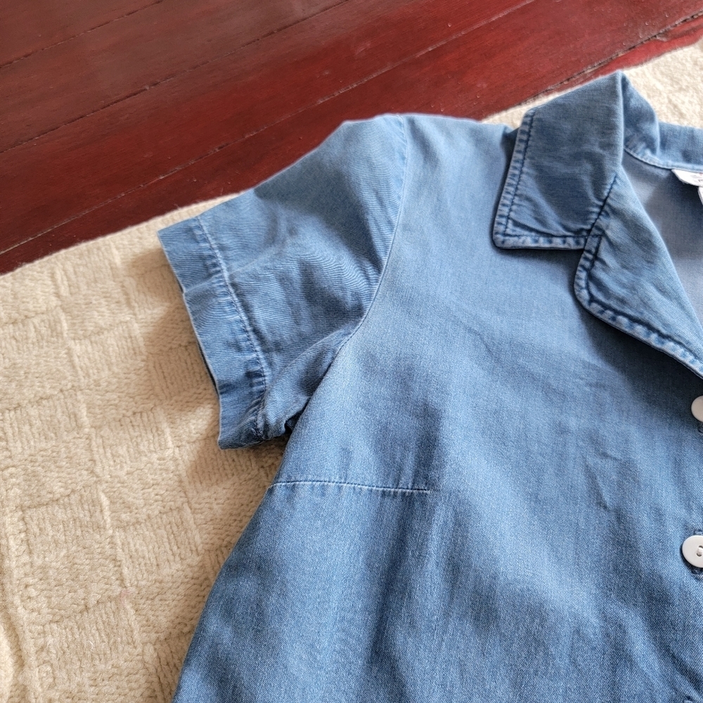 Talbots Light Blue Denim Mini Dress - Picture 4 of 10